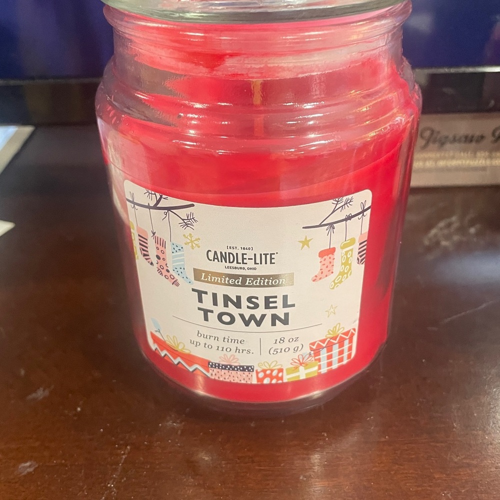 Candle-Lite Tinsel Town Christmas Candle